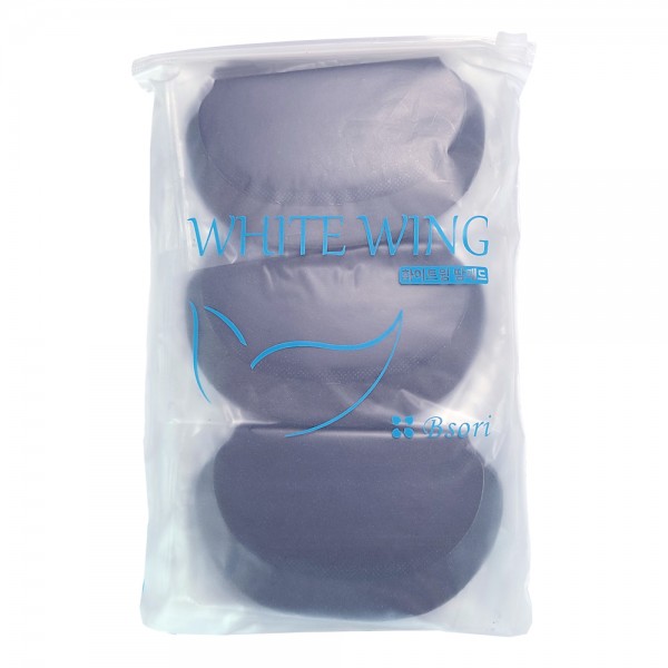 화이트윙 겨땀패드 50매 화이트 겨드랑이 땀패드 대형 겨땀패치08