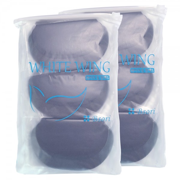 화이트윙 겨땀패드 50매 화이트 겨드랑이 땀패드 대형 겨땀패치09