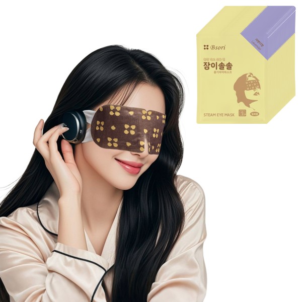 잠이솔솔 온열안대 스티커 부착03